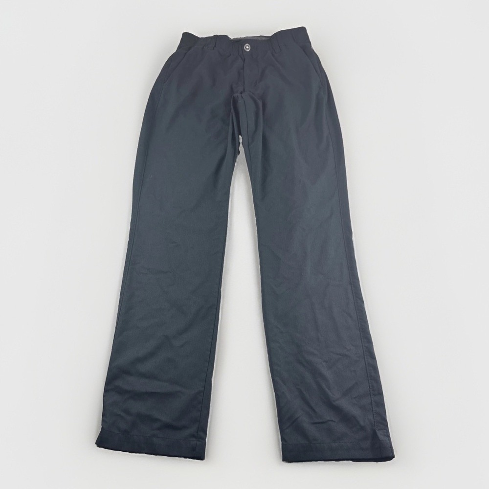 Under Armour Showdown Pants Men 30x32 Black Golf Chino Performance Casual Slacks